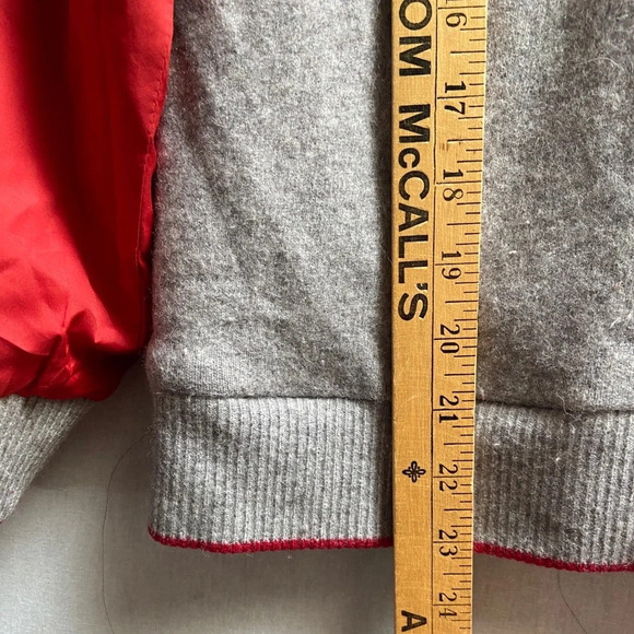 PGA Tour Championship reversible 1/2 zip wool nylon pullover Sz S 18” PTP - Picture 10 of 11